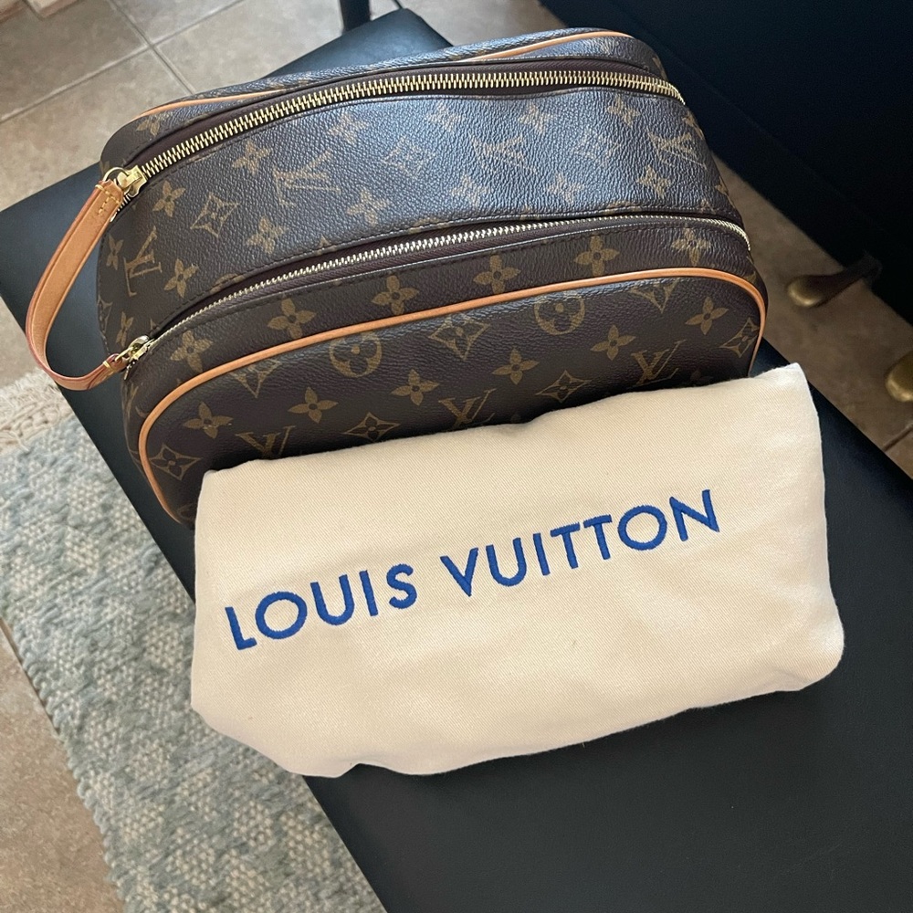 Louis Vuitton Monogram Brown Toiletry Bag